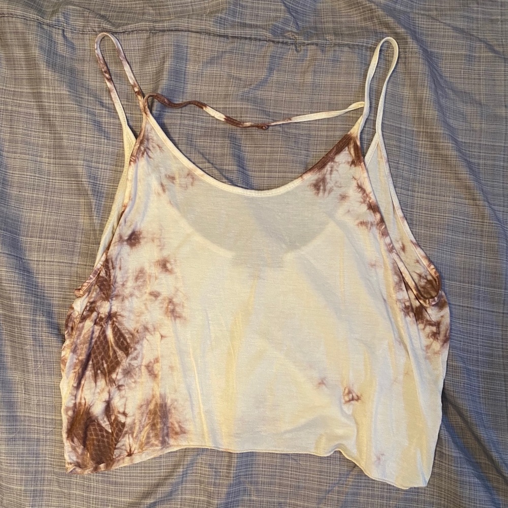 Tie-Dye Flowy Tank/Croptop
